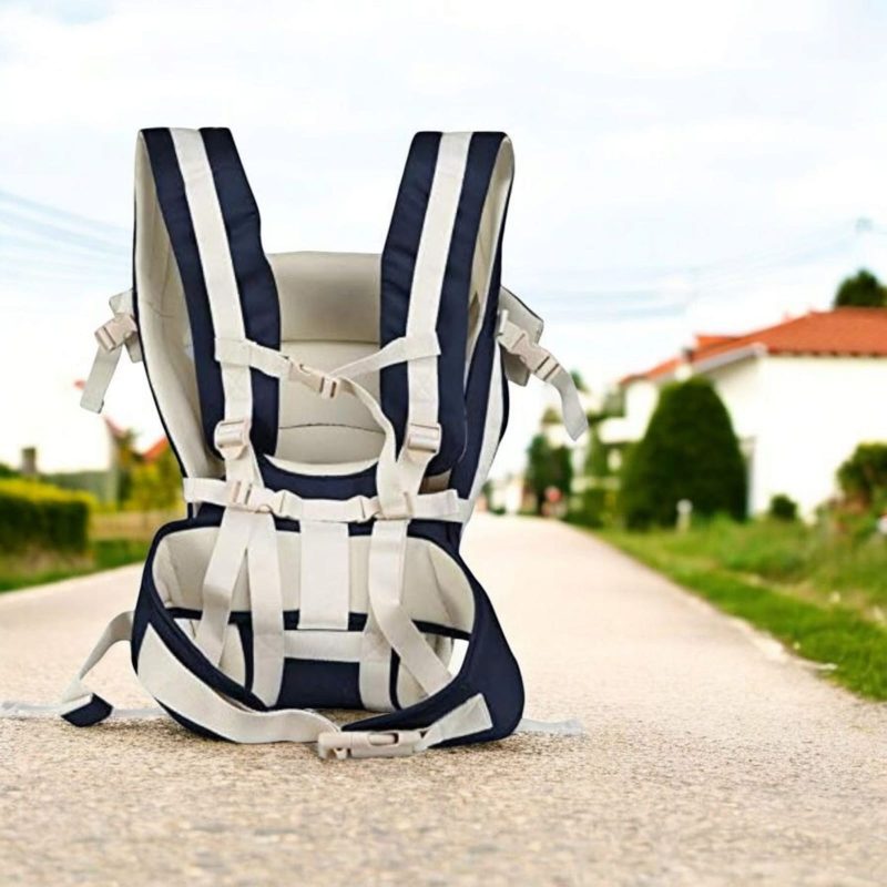 Baby Carrier for New Born | Baby Carry Bags for 0 to 2 Years | 4-in-1 Ergonomic Kangaroo Sling with Head Support, Breathable Fabric & Lumbar Support Belt to Prevent Back Pain - Image 2