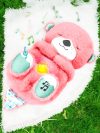 Breathing Teddy Otter Glowing Music for Baby Sensory Sleep Lights Rhythmic Simulation Plush for Babies Kids Soothing Sound and Décor Item