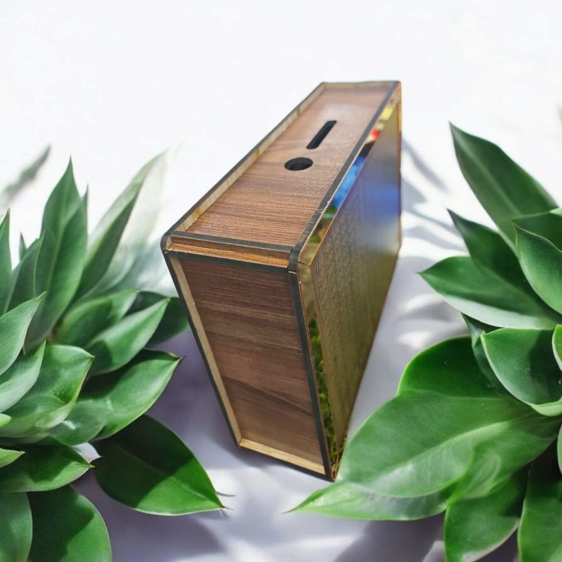 Wooden Money Bank with Savings Tracker | Goal-Oriented Piggy Bank for ₹1,00,000 | Durable Money Box for Kids & Adults | Smart Piggy Bank for Home Savings | Unique Gift Idea - Image 4