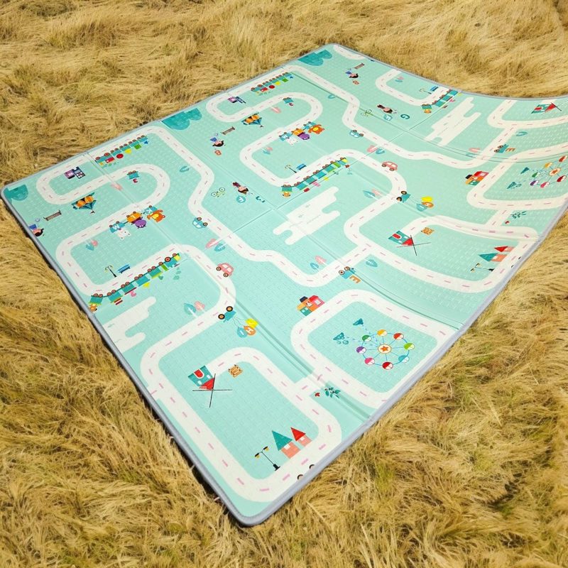 8 mm Premium Baby Play Mat - Foldable Crawling Mats, Floor Playmat for Babies 0 to 12 Months, Baby Girl Playing Mat, Tummy Time, Waterproof, Extra Large Size(180*200cm) ( 8 Mm), Reversible Foam Playmat - Image 3