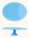 Soft silicon baby brush for bath