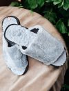Women's Fuzzy Cross Band House Slippers Soft Plush Furry Fur Cozy Memory Foam Winter Warm Comfy Slipper Indoor Outdoor Slippers for Women and Girls