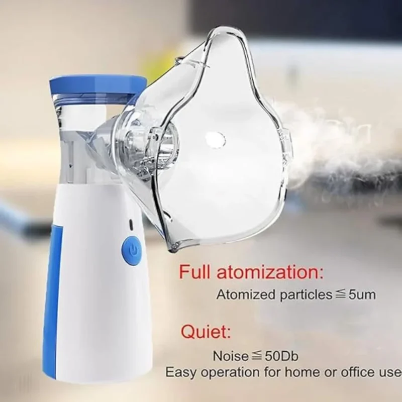 Portable Nebulizer Nebulizer Machine for Adults and Kids Travel and Household Use, Handheld Mesh nebulizer for Breathing Problems - Image 2