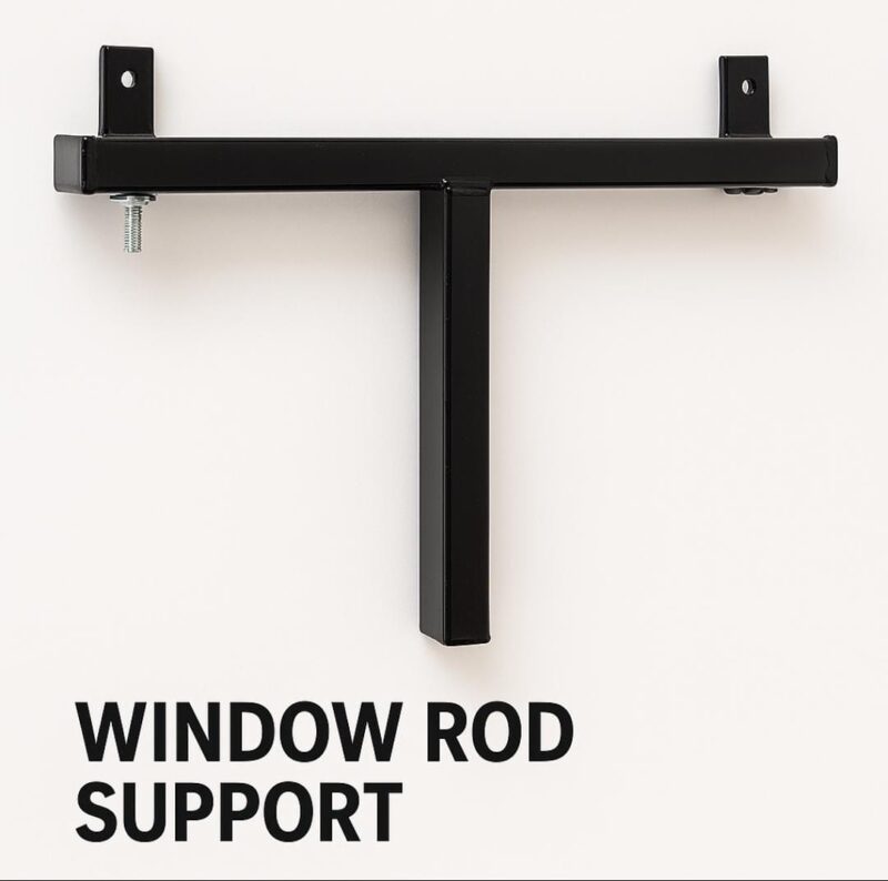 2 in 1 Foldable window cradle | Weight Capacity Up to 30 Kg | Age from 0-24 Months | Premium Metal Plate Cradle Hanger (Black)