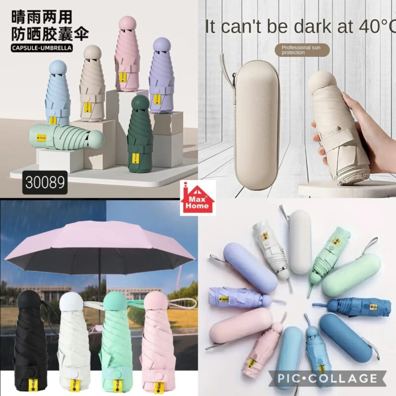 Creative Capsule Case Umbrella Lightweight Waterproof UV Protection Mini Compact Foldable Design Travel Umbrella For Men and Women - Image 4