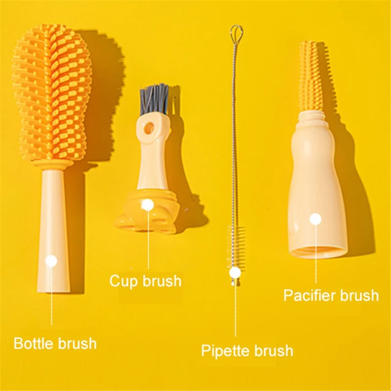 4 in 1 foodgrade silicone bottle brush - Image 2
