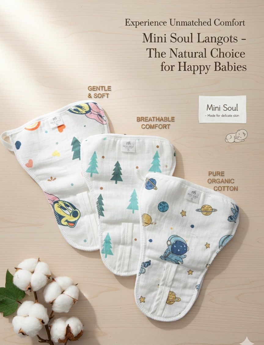Premium Muslin Langot Pack of Three - Image 4