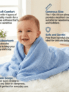 Buy One Get One - Baby Super Soft Absorbent Muslin 4 Layer wash Towel | 110X110 CM |