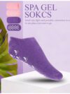 Spa Gel Socks | Moisturizing Silicone Gel Socks for Women | Soft Foot Care Socks for Dry, Rough & Cracked Heels |