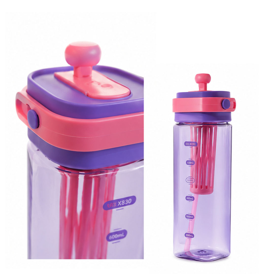 Detox Water Bottle with Fruit Infuser – 830ml Reusable Water Bottle - Image 3