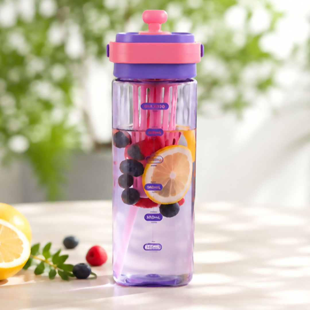 Detox Water Bottle with Fruit Infuser – 830ml Reusable Water Bottle - Image 6
